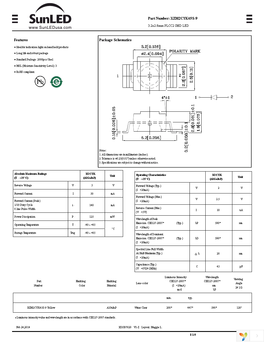 XZM2CYK45S-9 Page 1