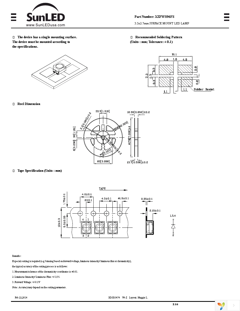 XZFWS96FS Page 5