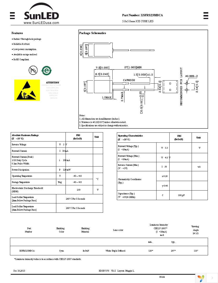 XSFRS23MBCA Page 1