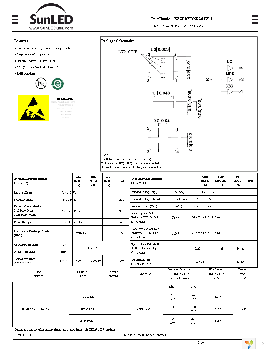 XZCBDMDKDG62W-2 Page 1