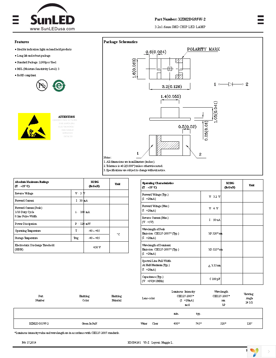 XZM2DG55W-2 Page 1