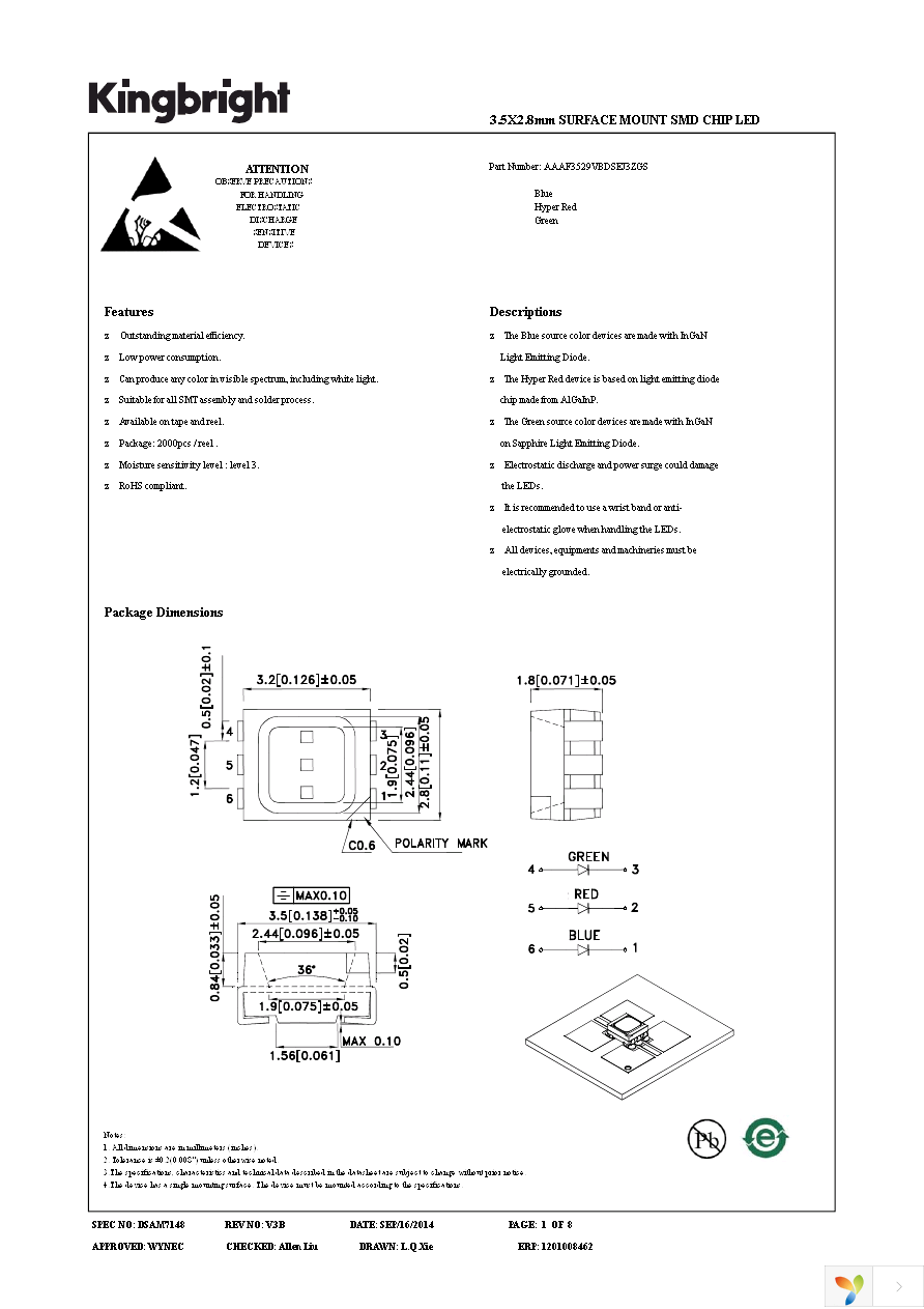 AAAF3529VBDSEJ3ZGS Page 1