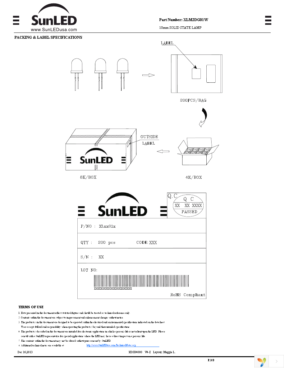 XLM2DG01W Page 3