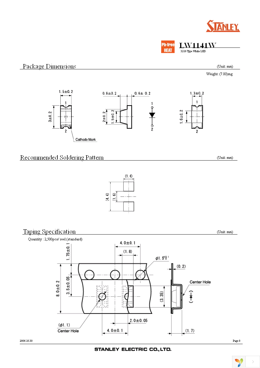 LW1141W-C11-TR Page 8