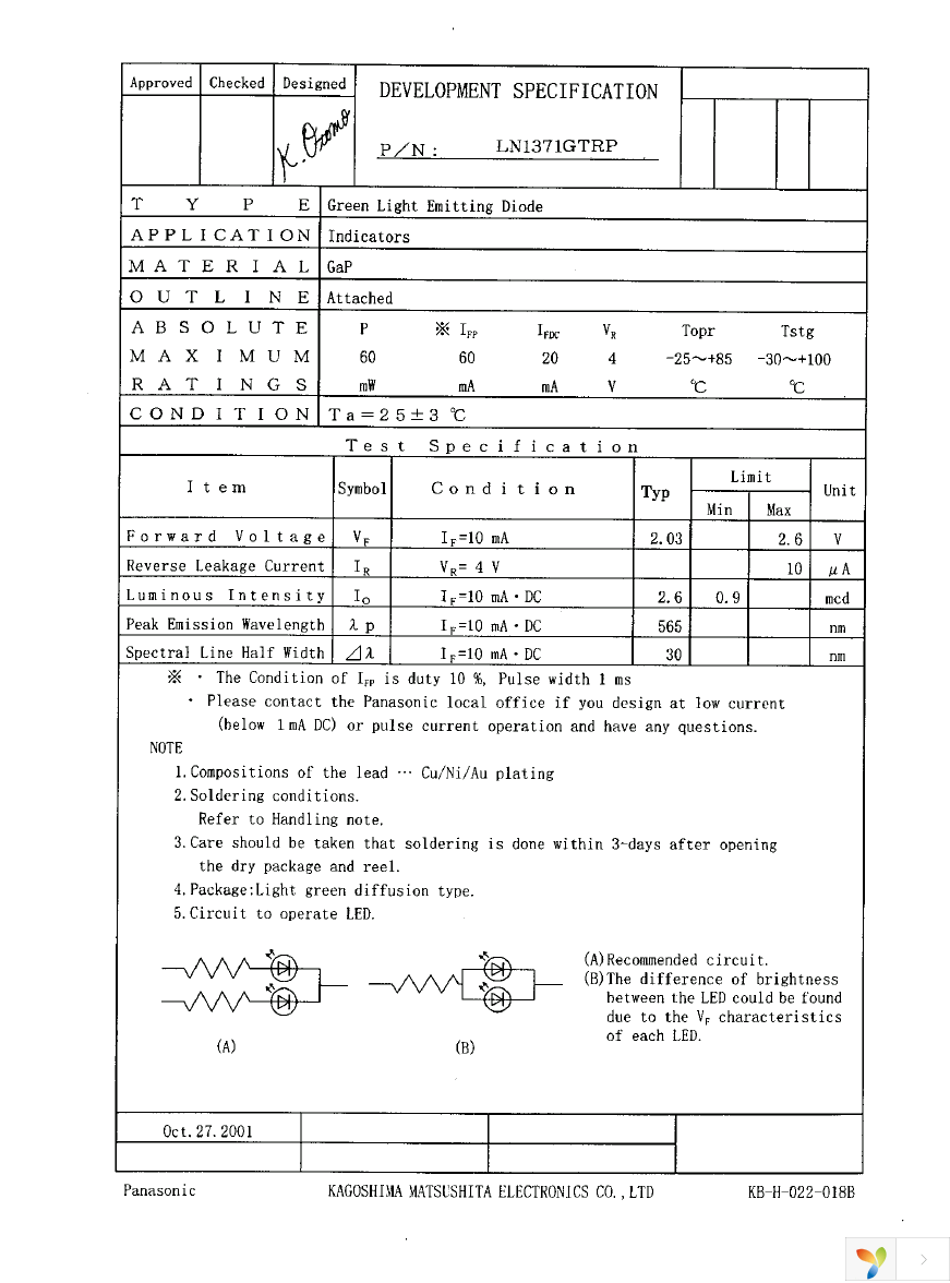 LN1371GTRP Page 1