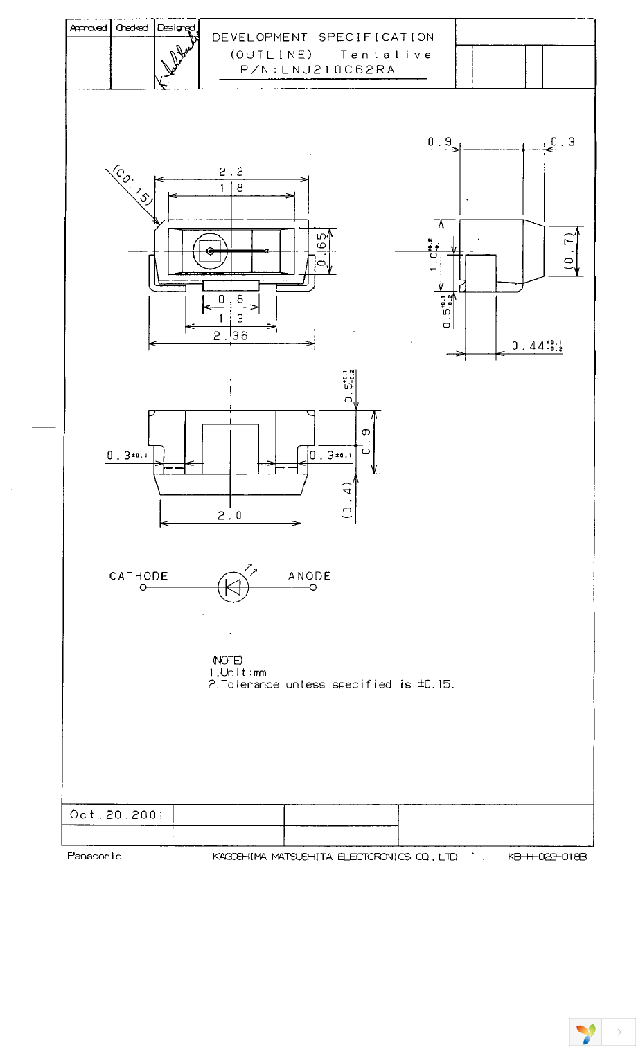 LNJ210C62RA Page 4