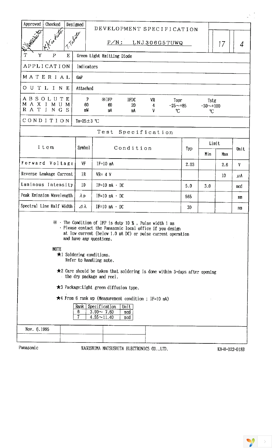 LNJ306G5TUWQ Page 1