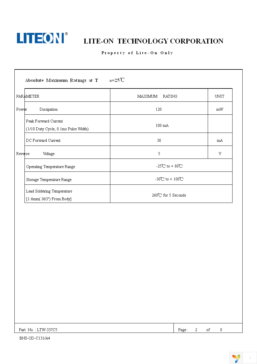 LTW-337C5 Page 2