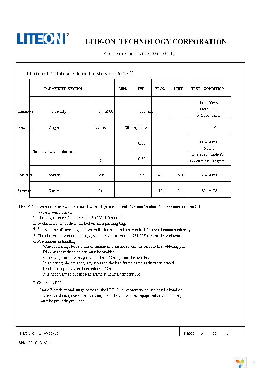 LTW-337C5 Page 3