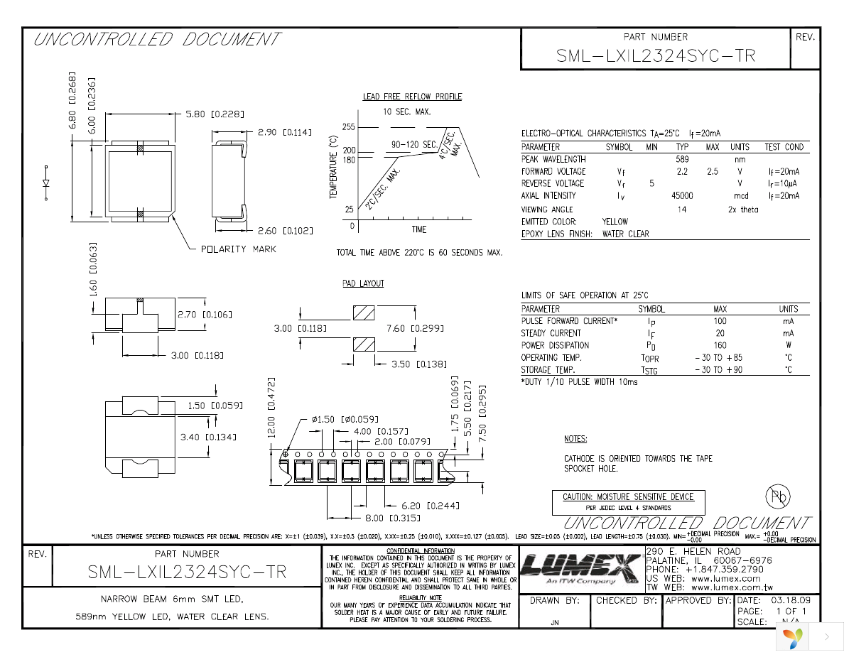 SML-LXIL2324SYC-TR Page 1