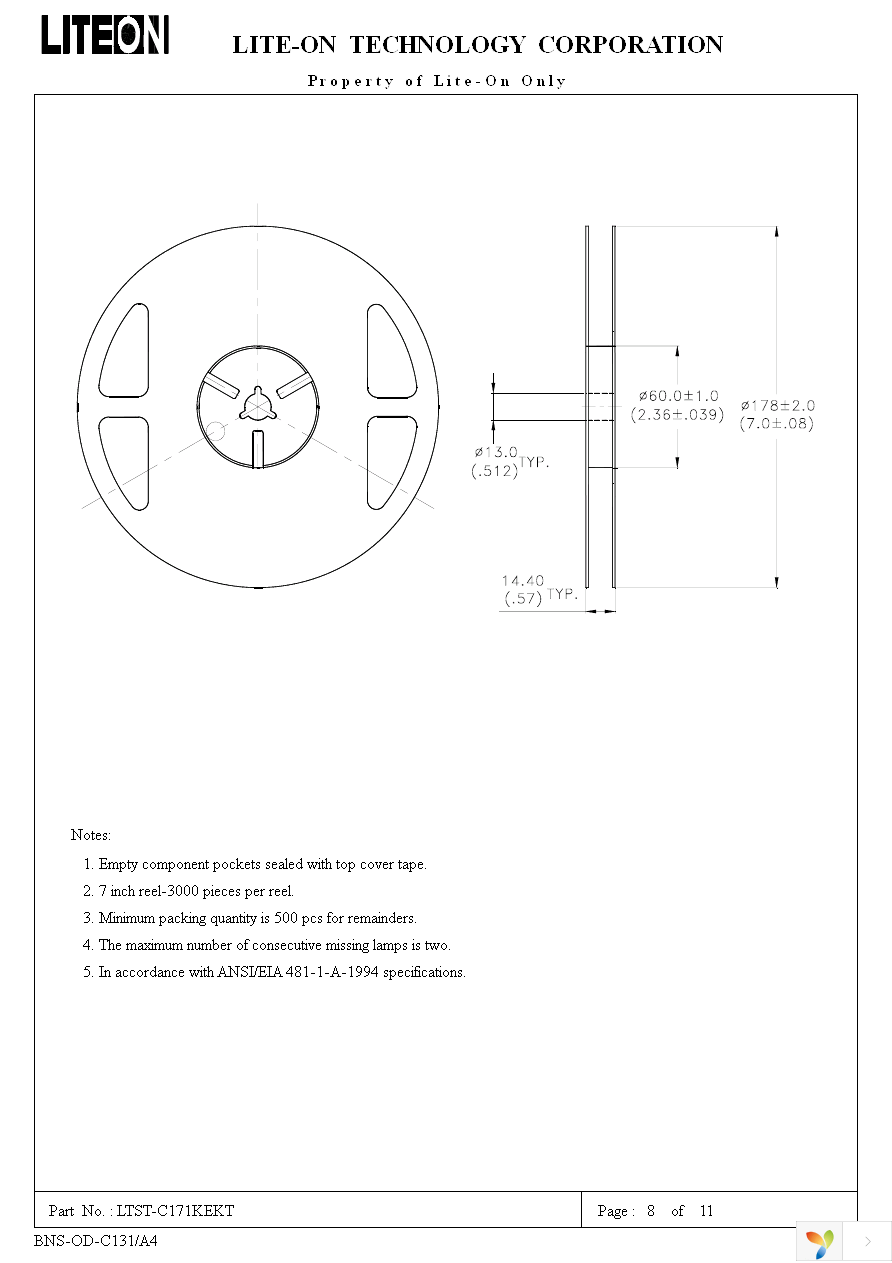 LTST-C171KEKT Page 8