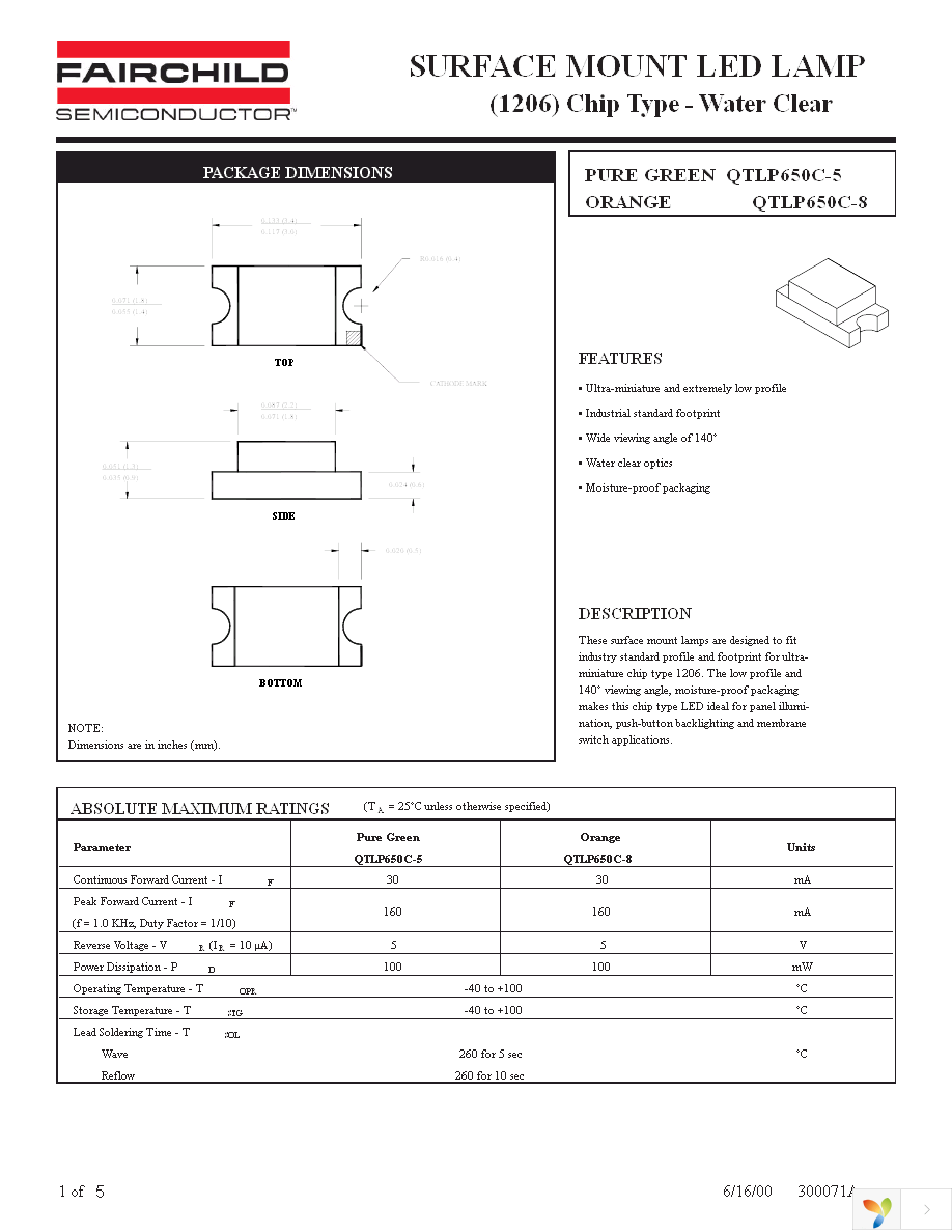 QTLP650C5TR Page 1