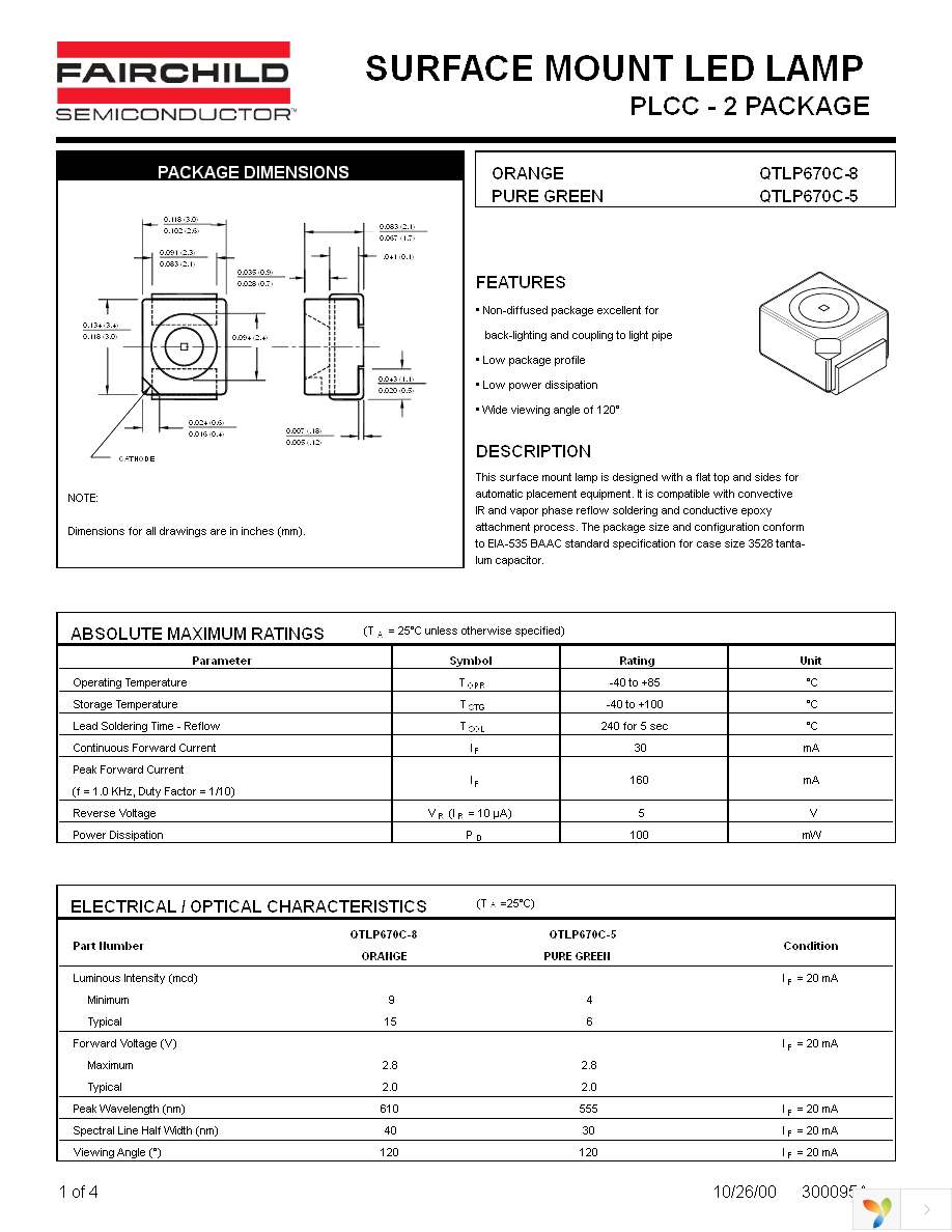 QTLP670C5TR Page 1