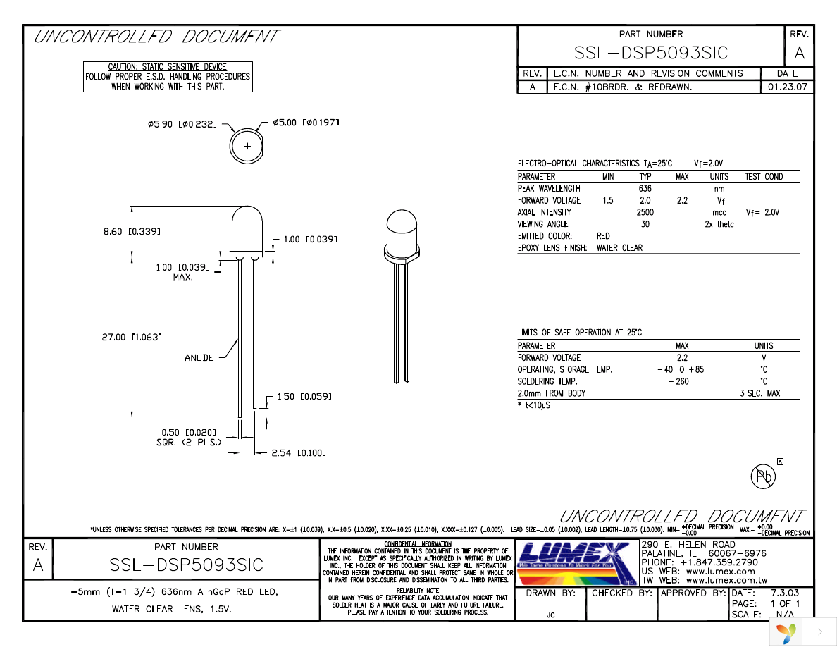 SSL-DSP5093SIC Page 1