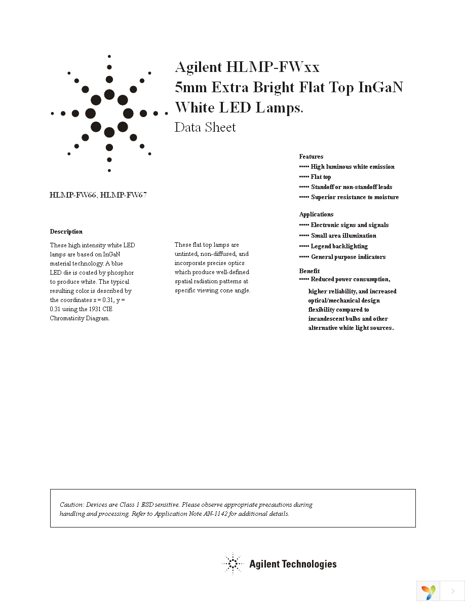 HLMP-FW66-LP000 Page 1