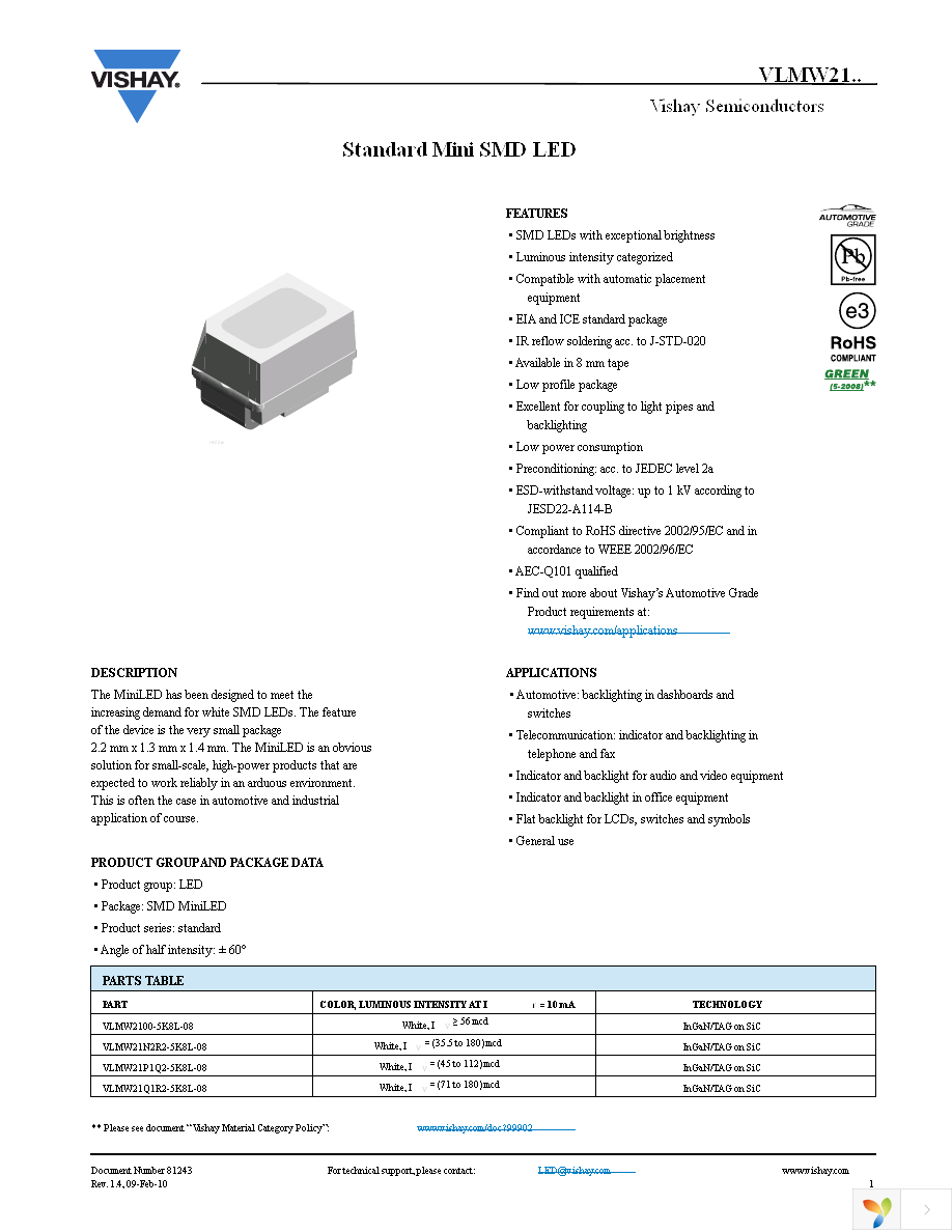 VLMW2100-GS08 Page 1