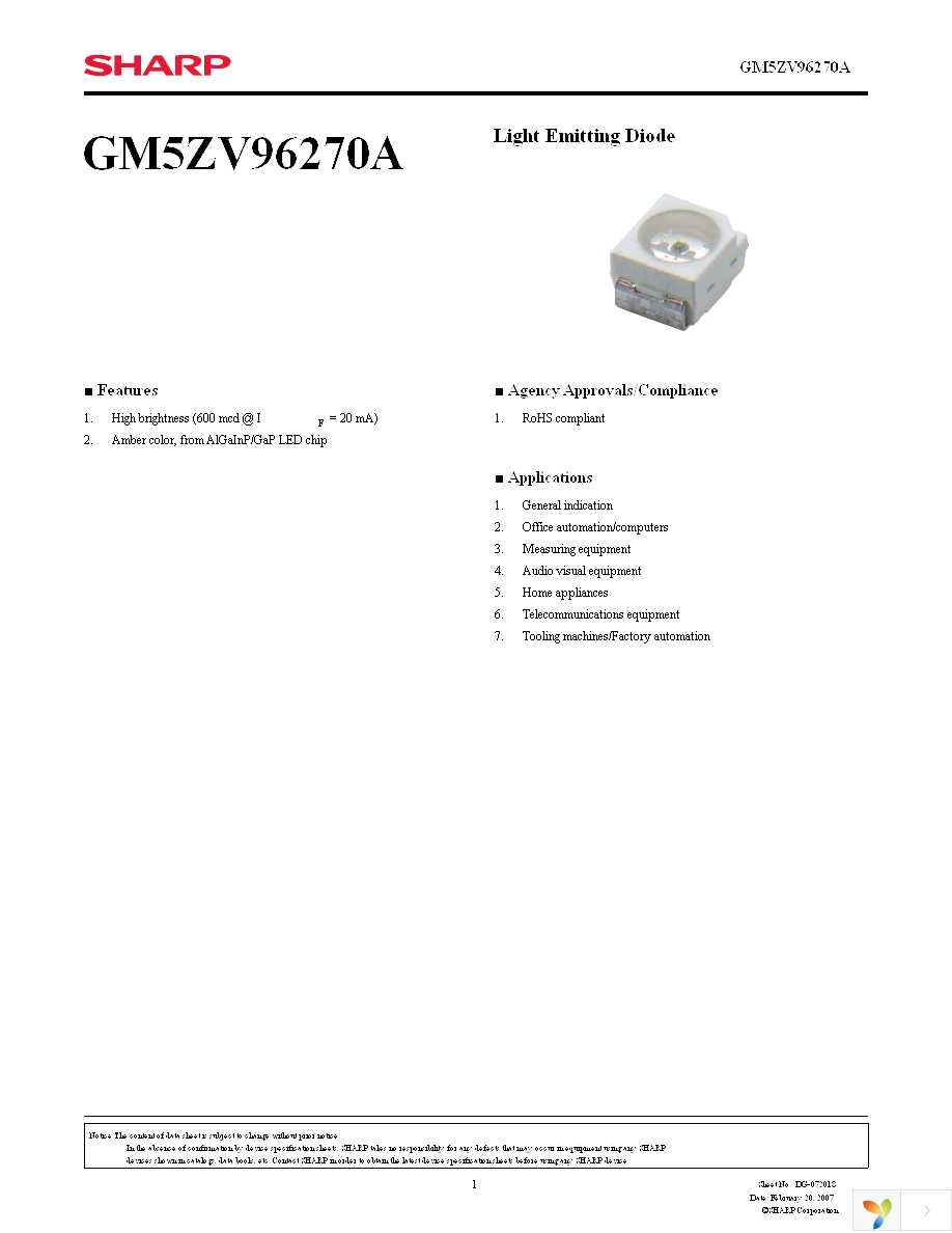 GM5ZV96270A Page 1