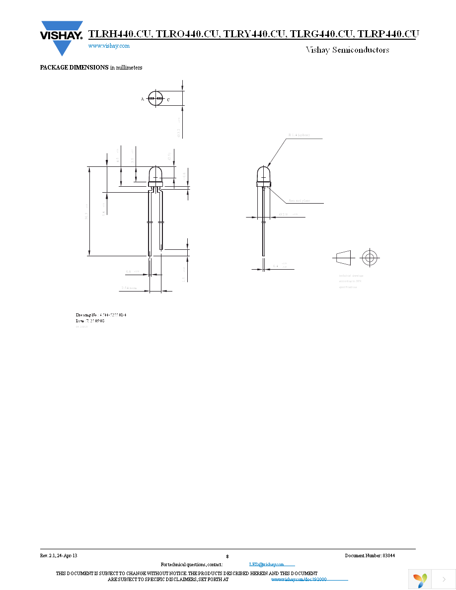 TLRH4400CU Page 8