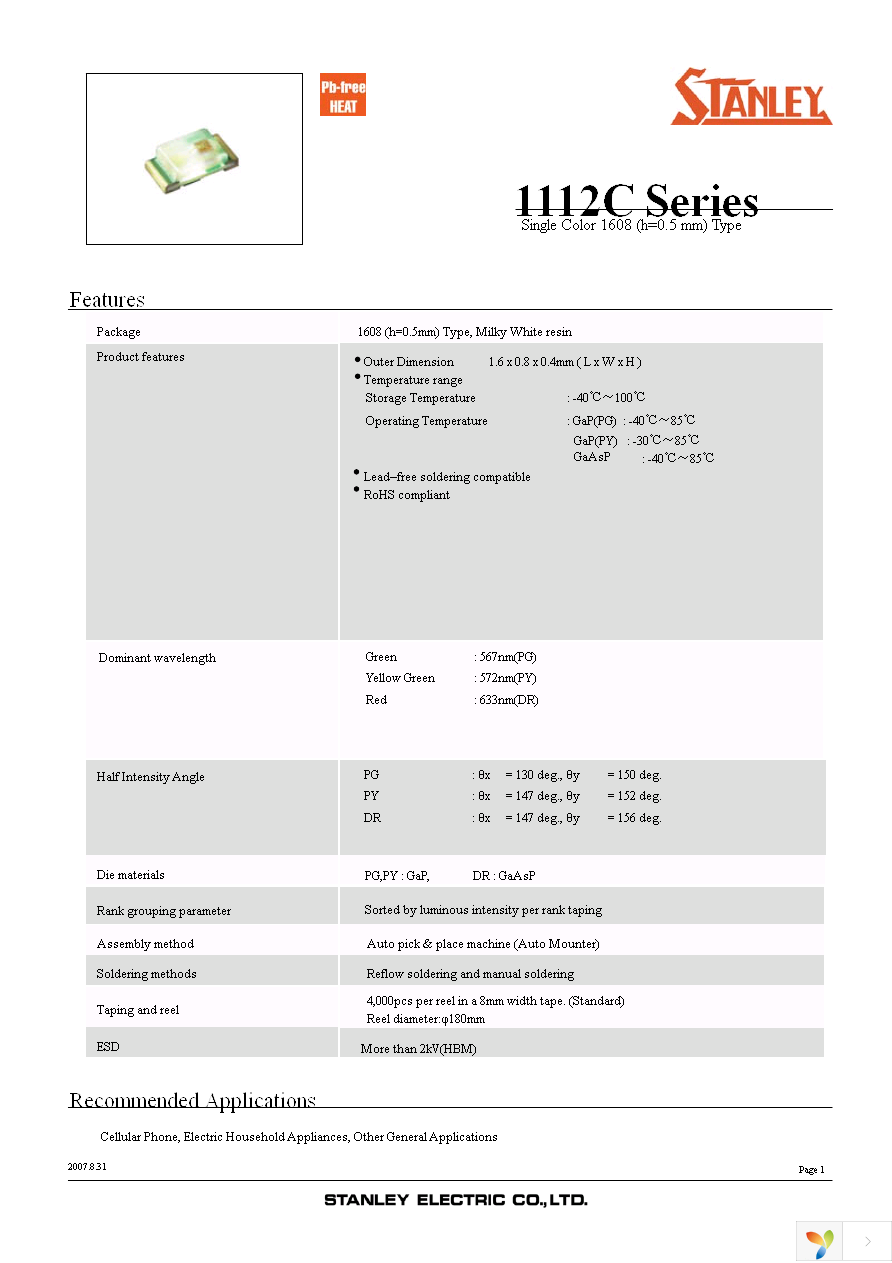 PY1112C-TR Page 1