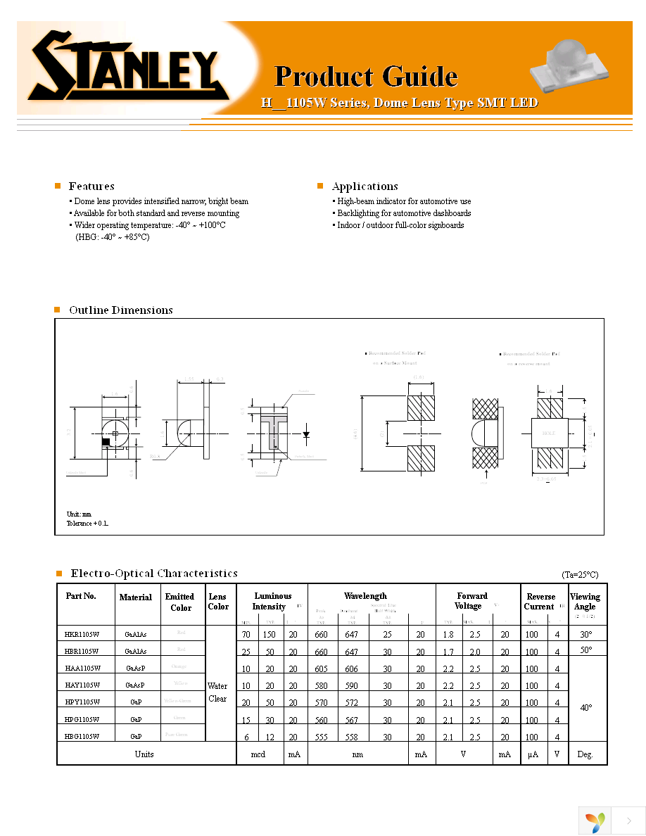 HKR1105W-TR Page 1