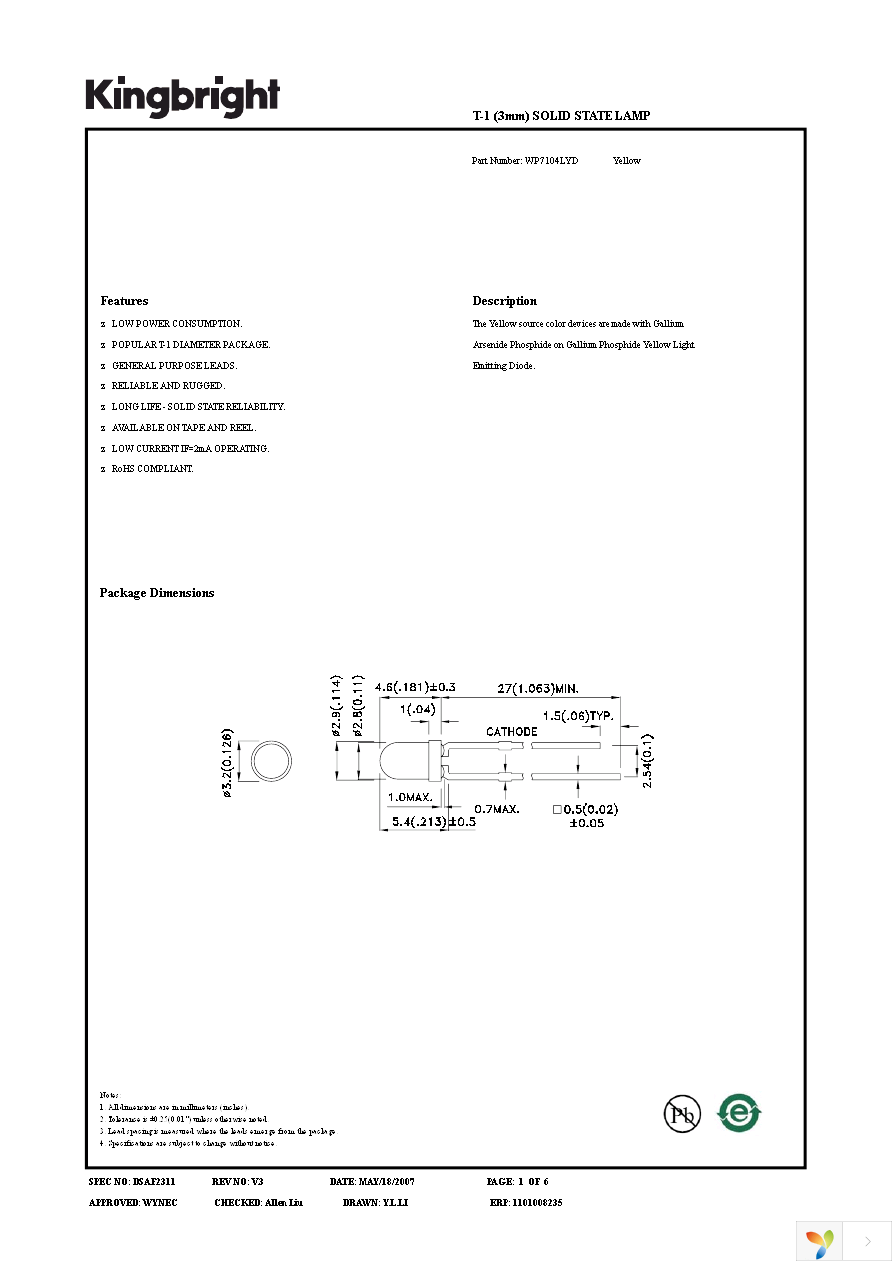 WP7104LYD Page 1