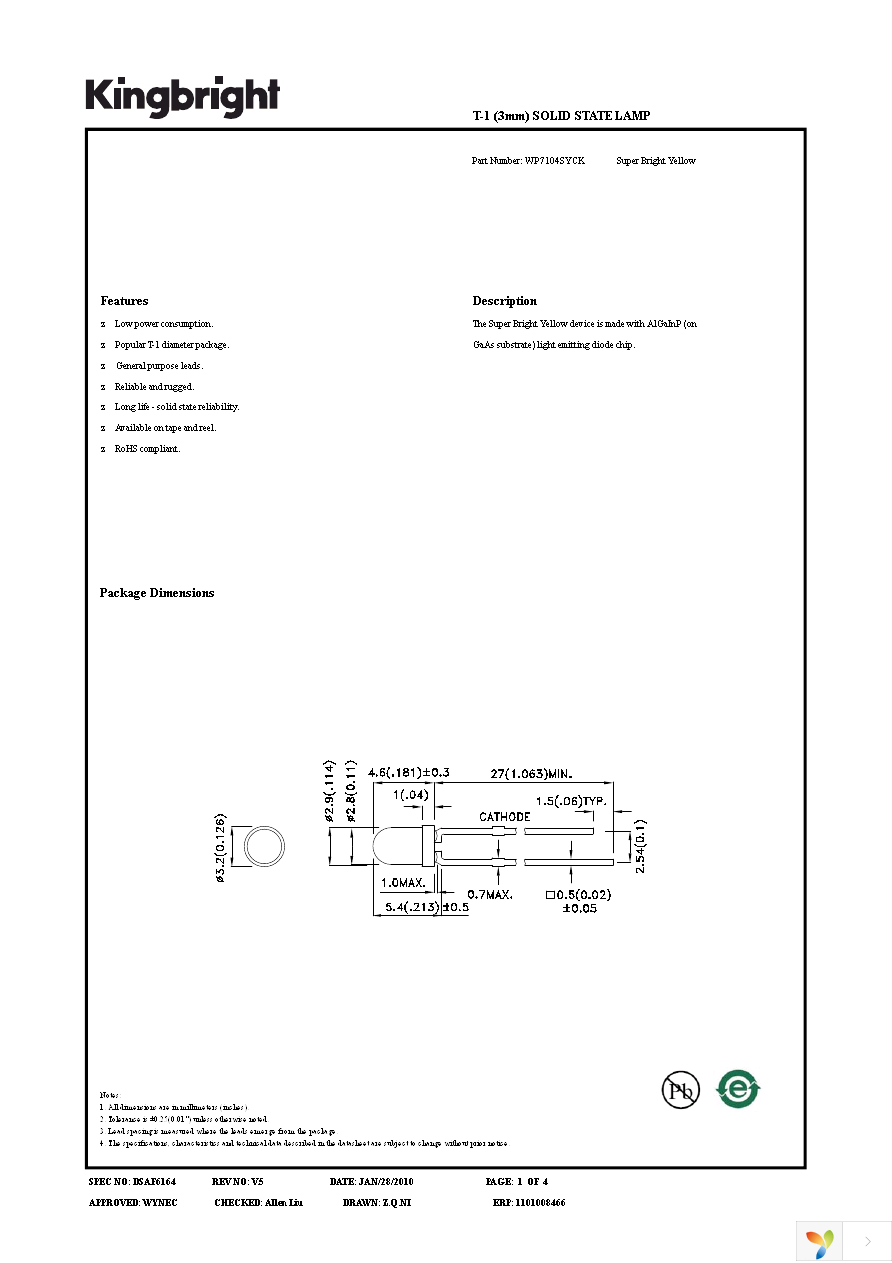 WP7104SYCK Page 1