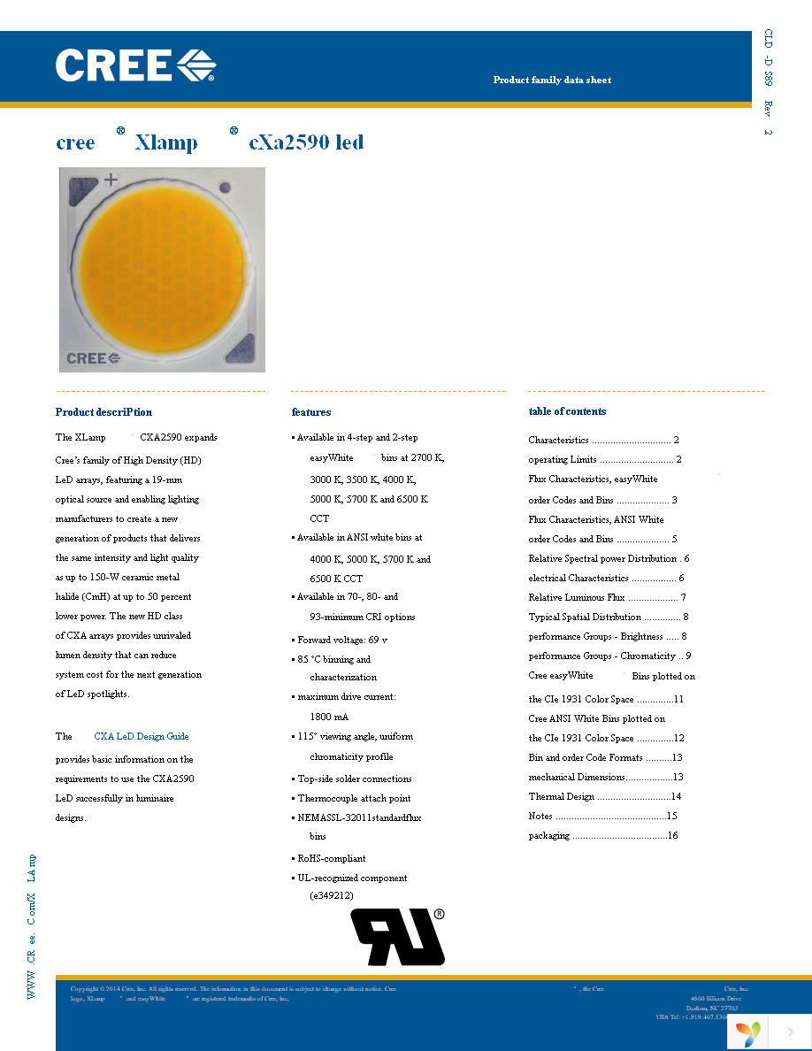 CXA2590-0000-000R00Y430F Page 1