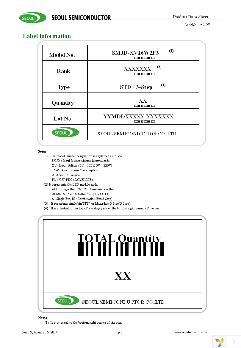 SMJD-2V16W2P3-GA Page 23