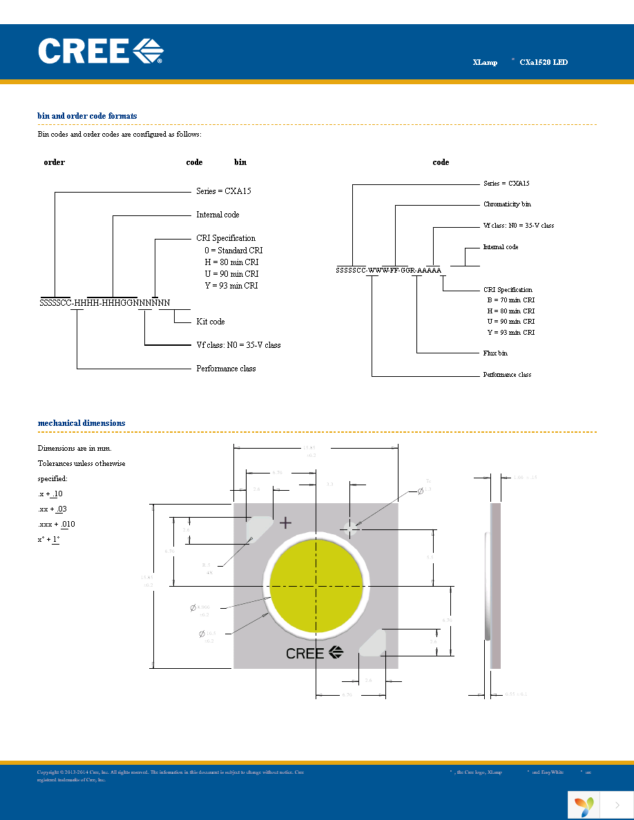 CXA1520-0000-000N0YK230F Page 12