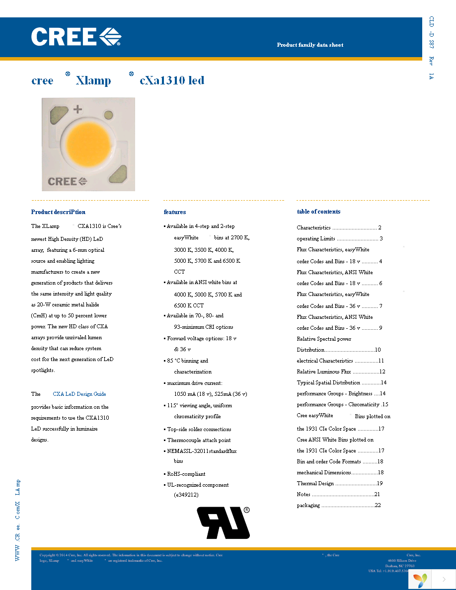 CXA1310-0000-000F00J235F Page 1