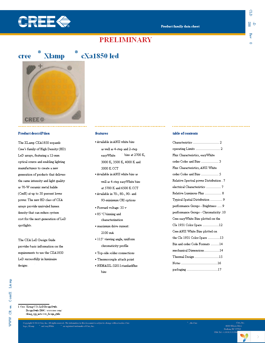 CXA1850-0000-000N00U430F Page 1