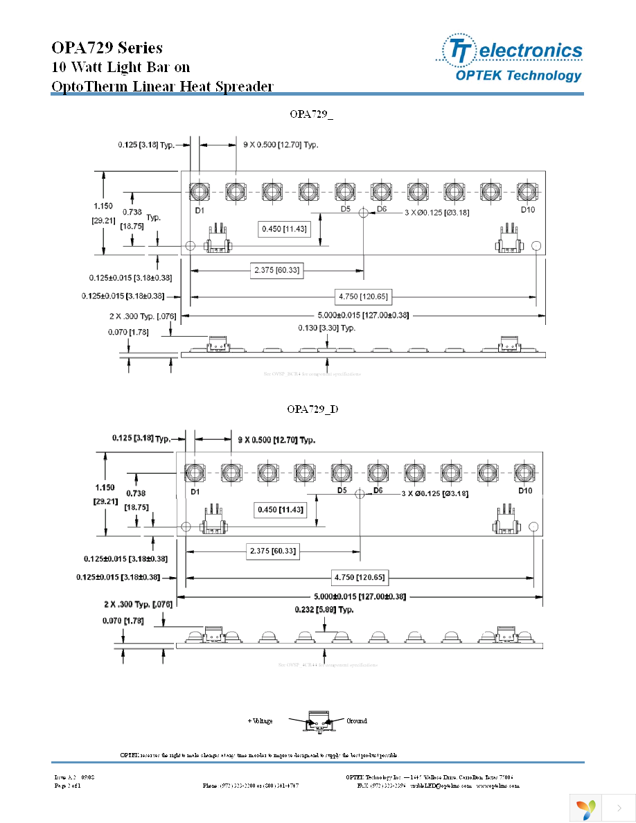 OPA729W Page 2