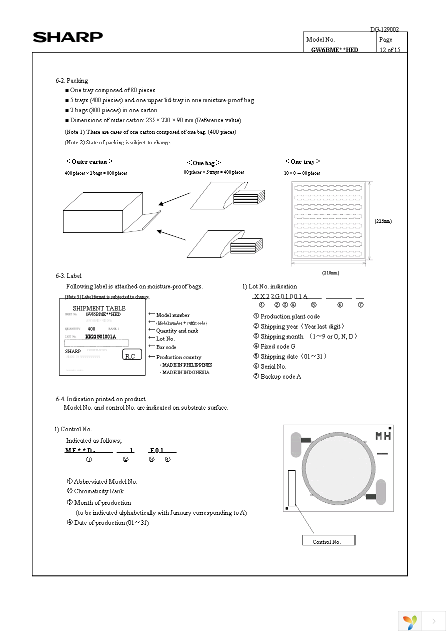 GW6BME40HED Page 14