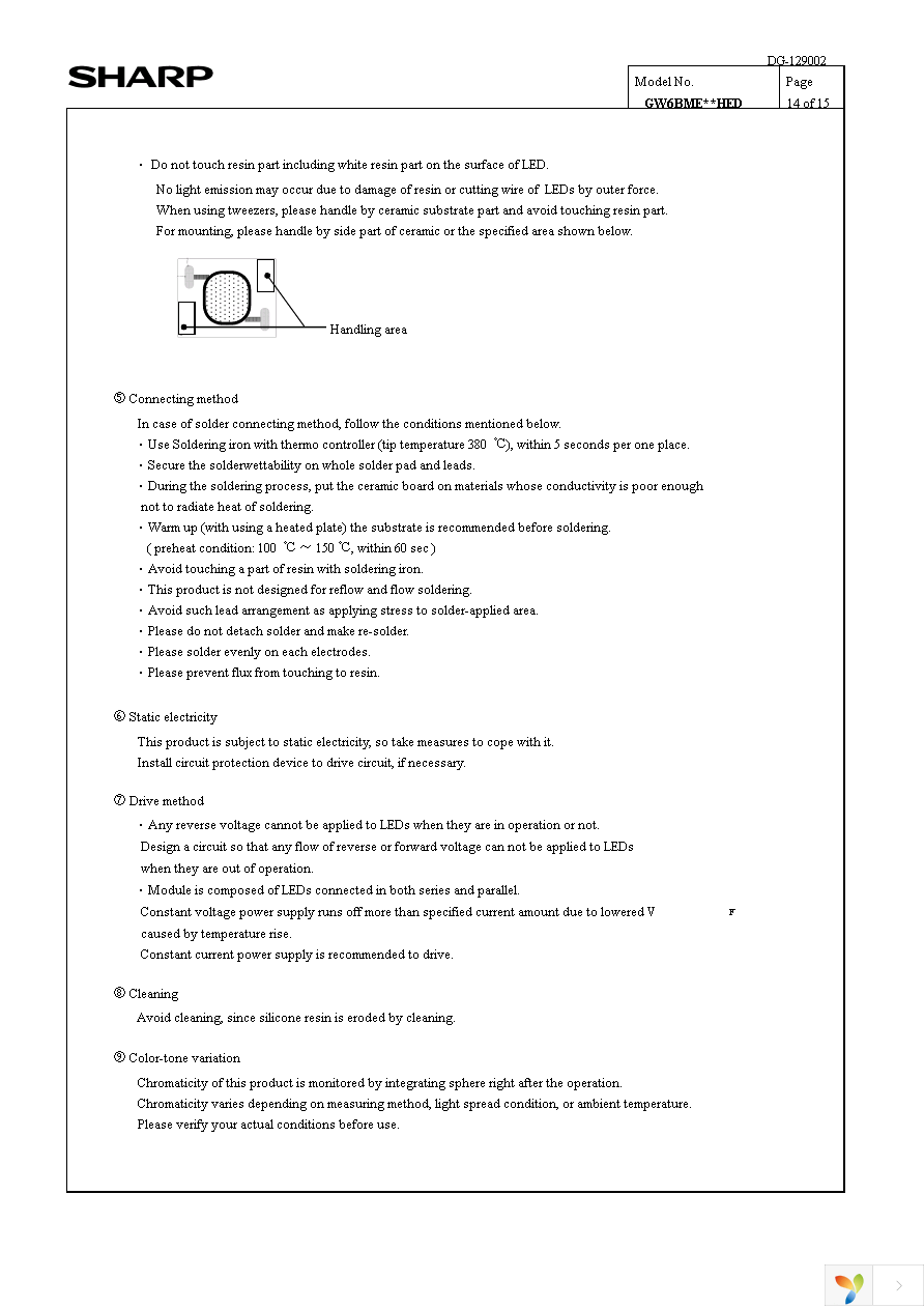 GW6BME40HED Page 16