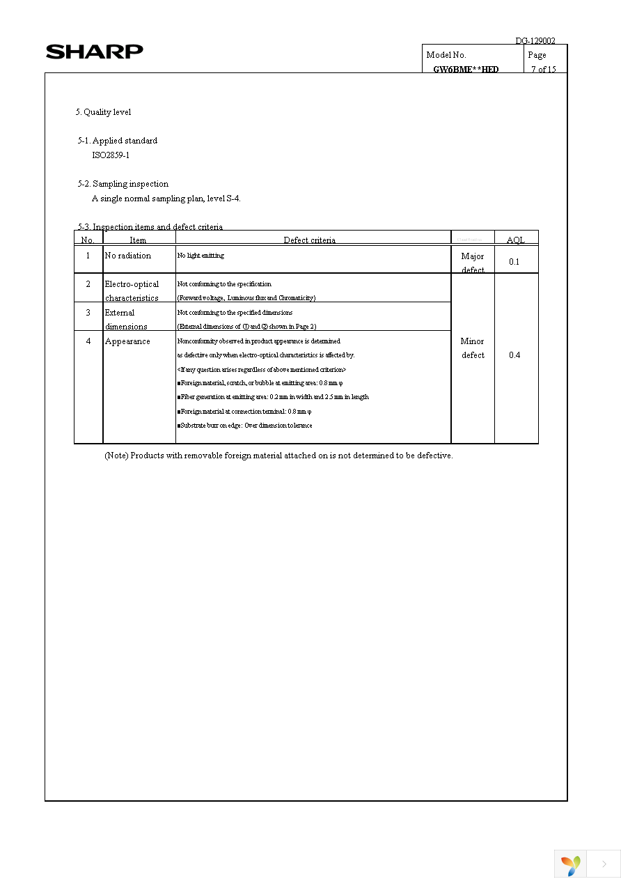 GW6BME40HED Page 9