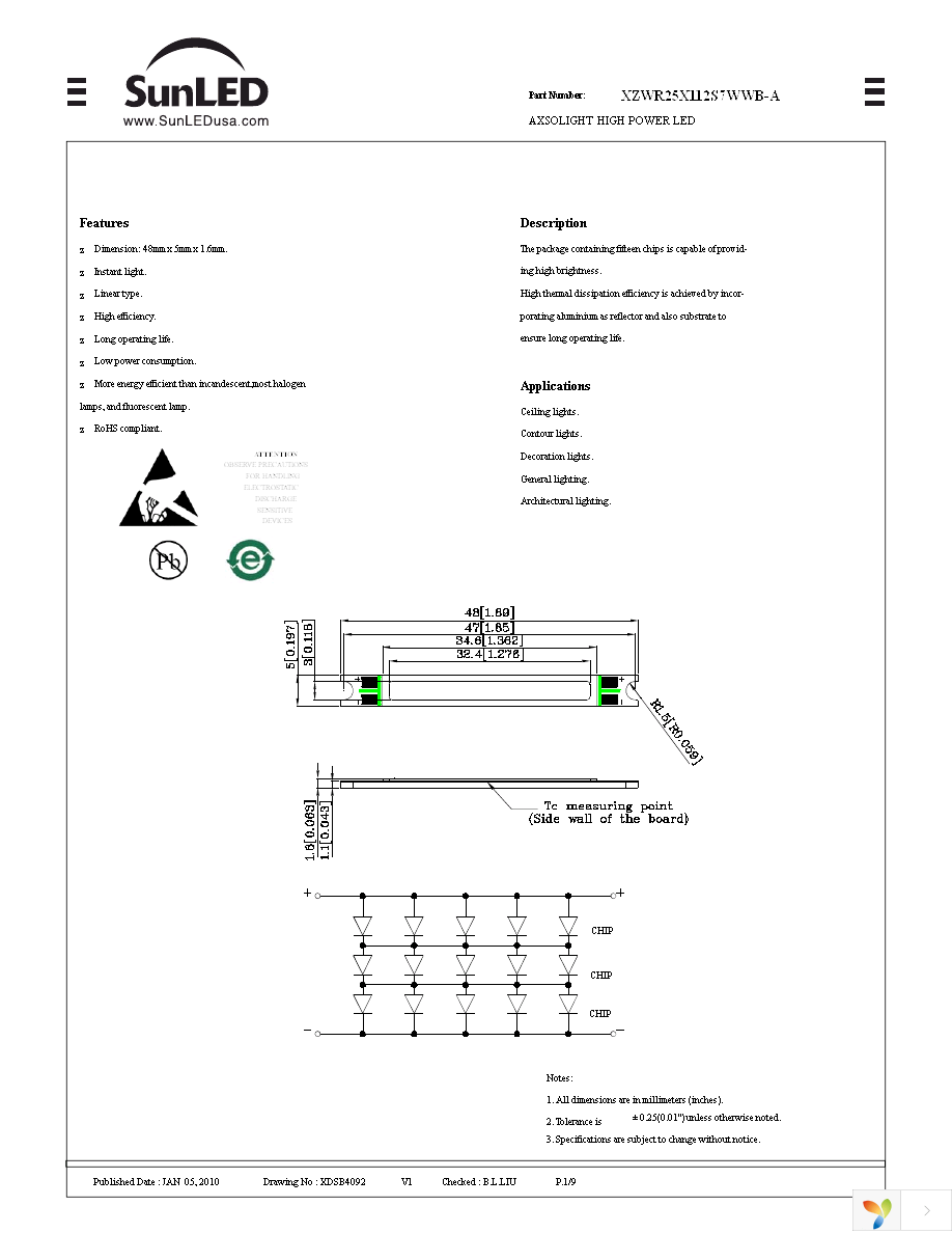 XZWR25X112S7WWB-A Page 1