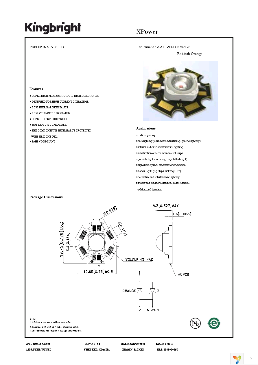 AAD1-9090SE28ZC-S Page 1