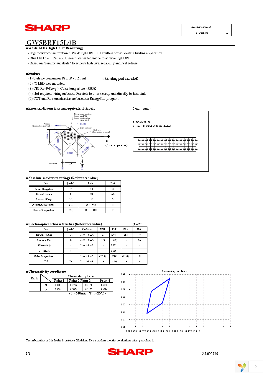 GW5BRF15L0B Page 1