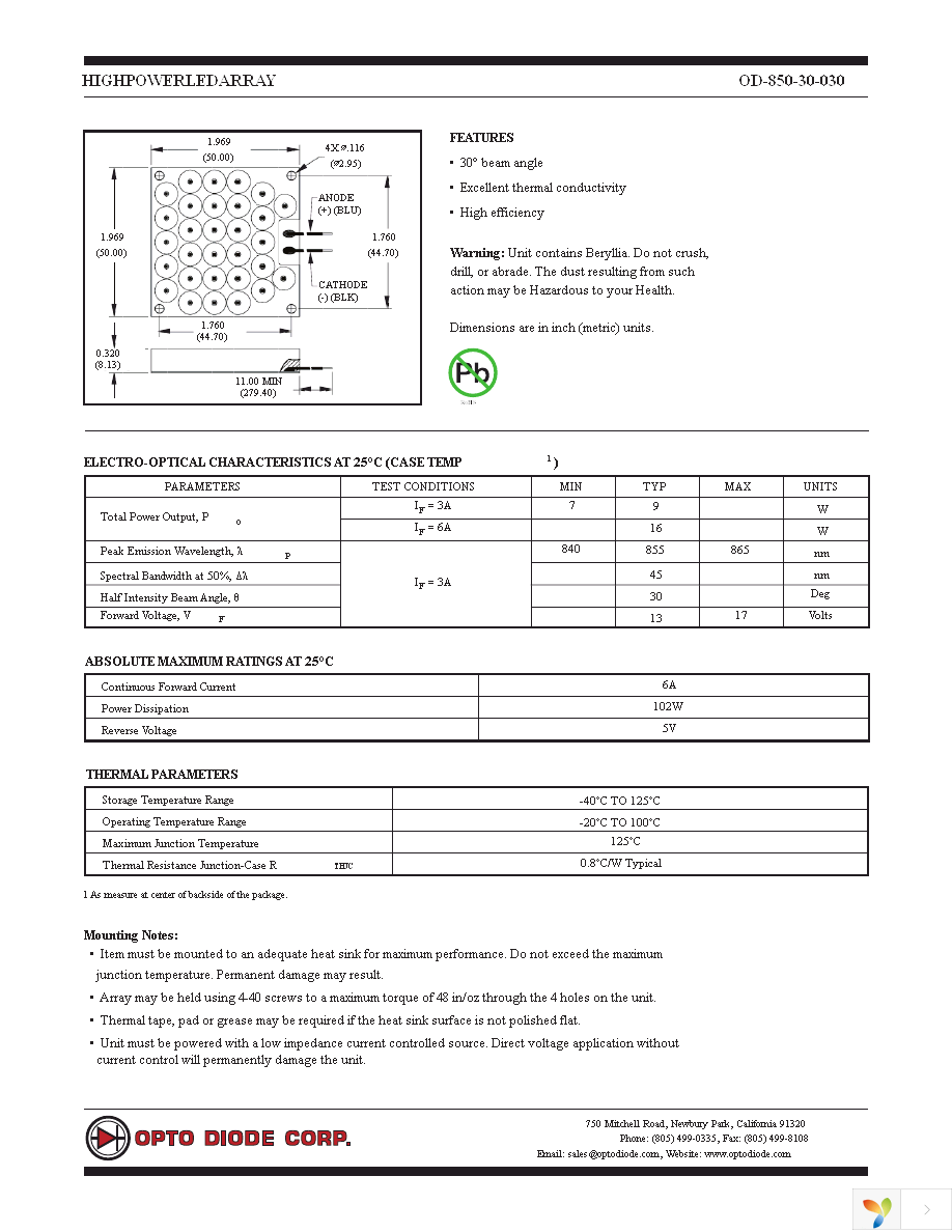 OD-850-30-030 Page 1