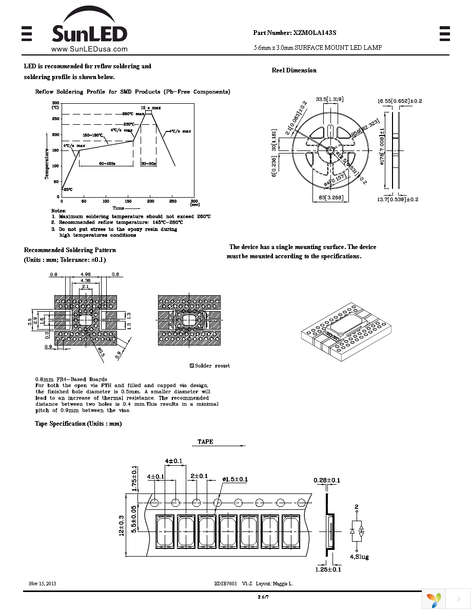 XZMOLA143S Page 6