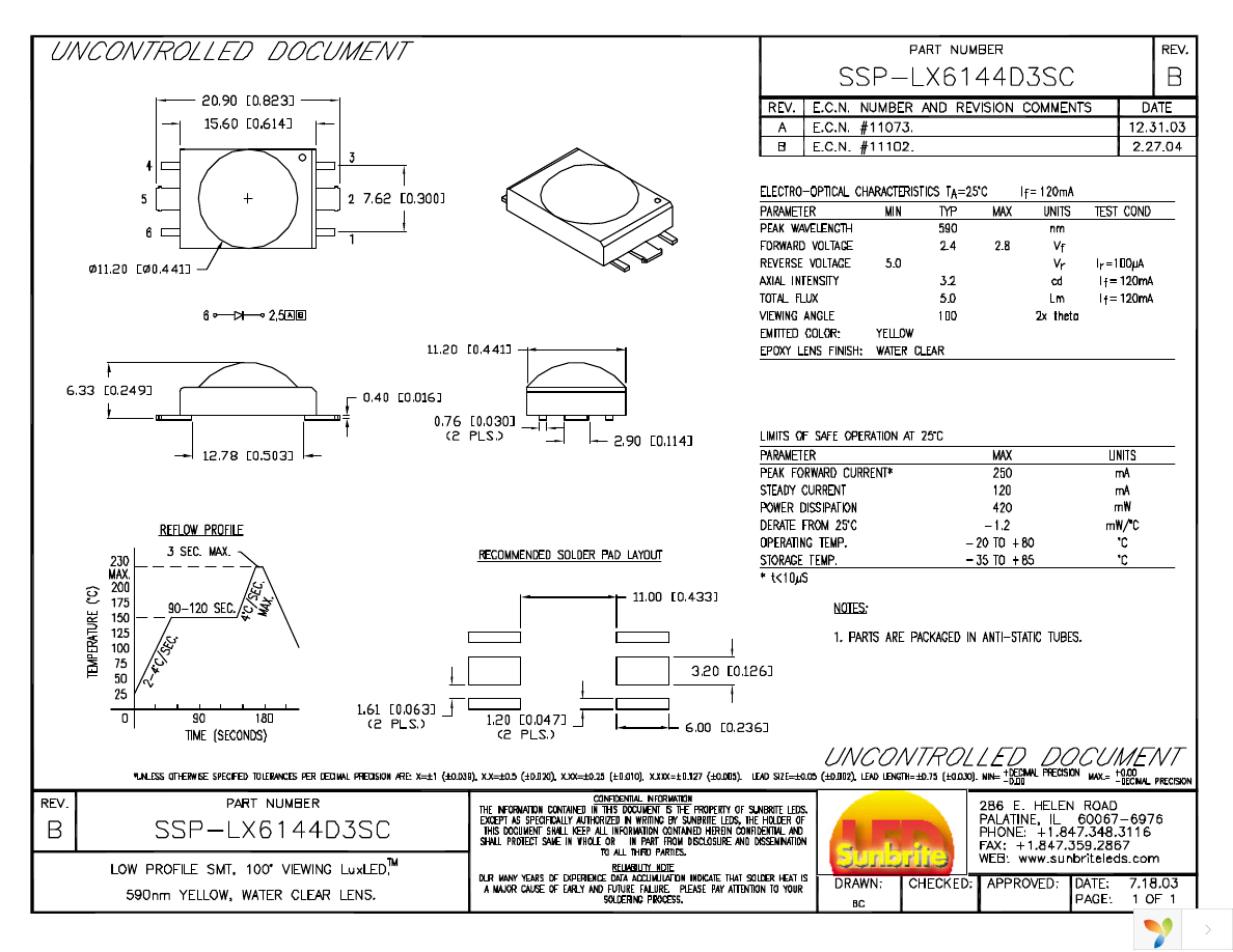 SSP-LX6144D3SC Page 1