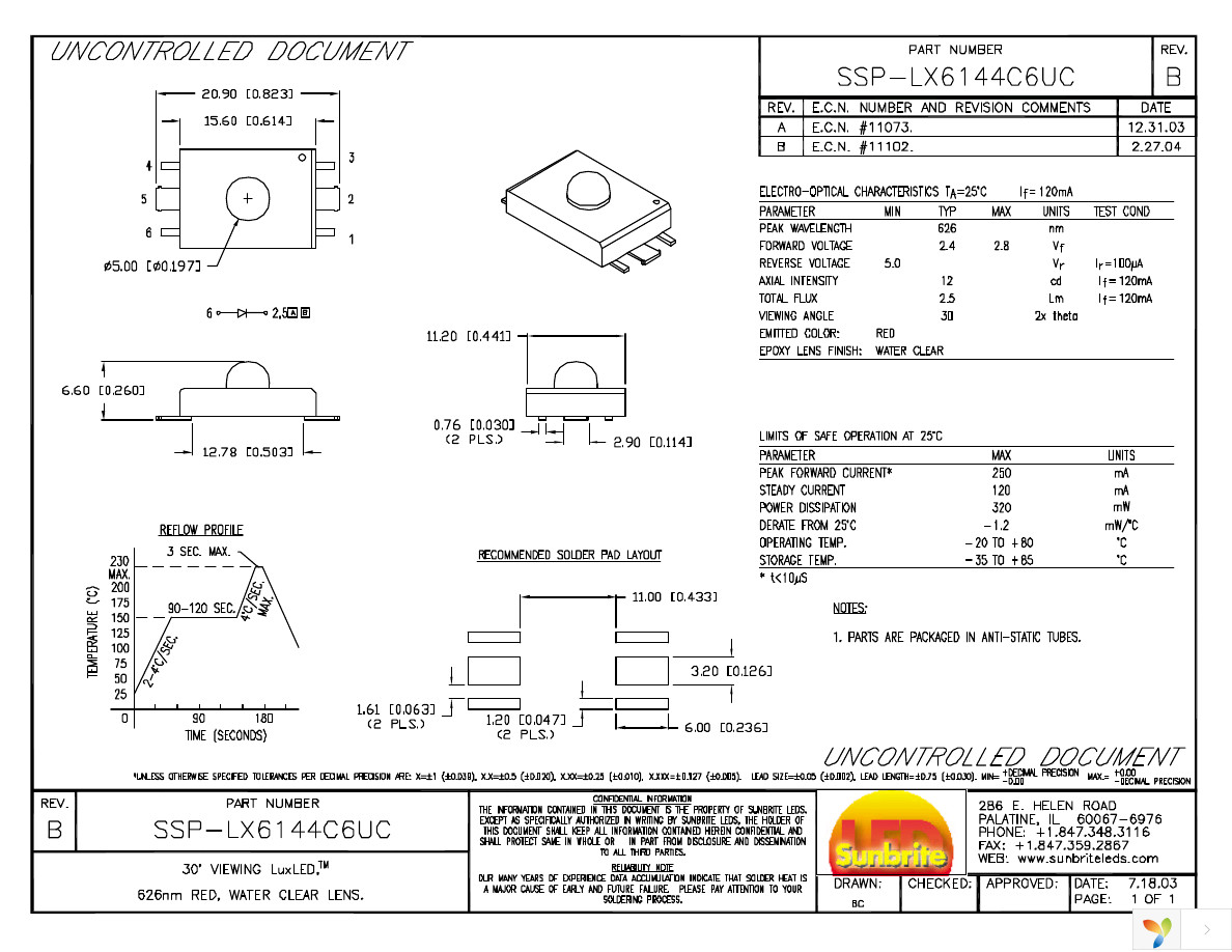 SSP-LX6144C6UC Page 1