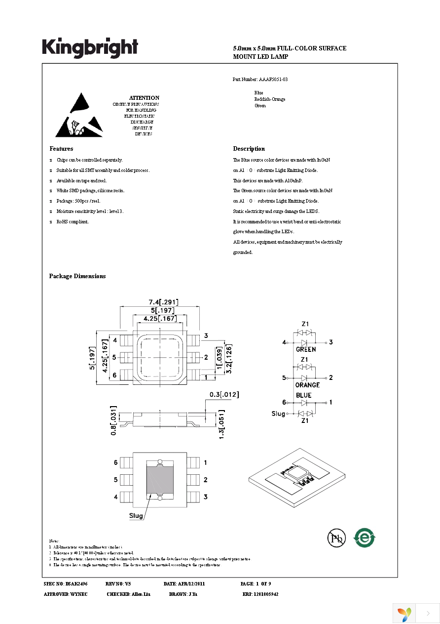 AAAF5051-03 Page 1