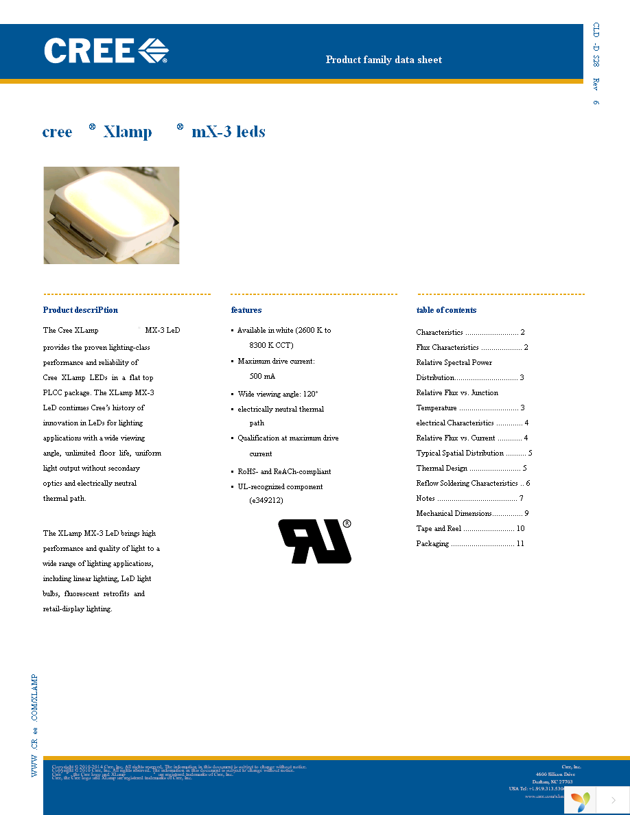 MX3AWT-A1-R250-000CE3 Page 1