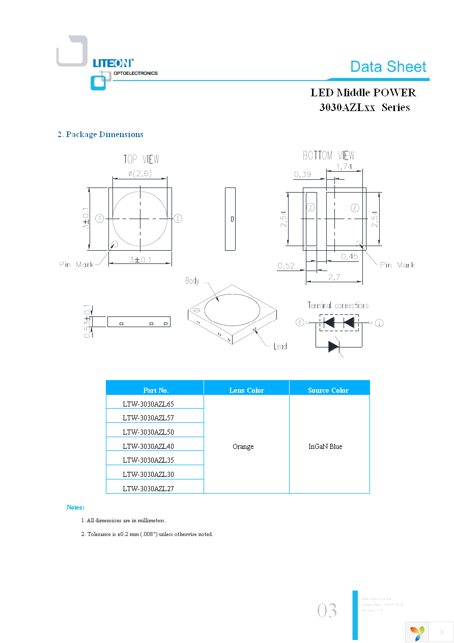 LTW-3030AZL30 Page 3