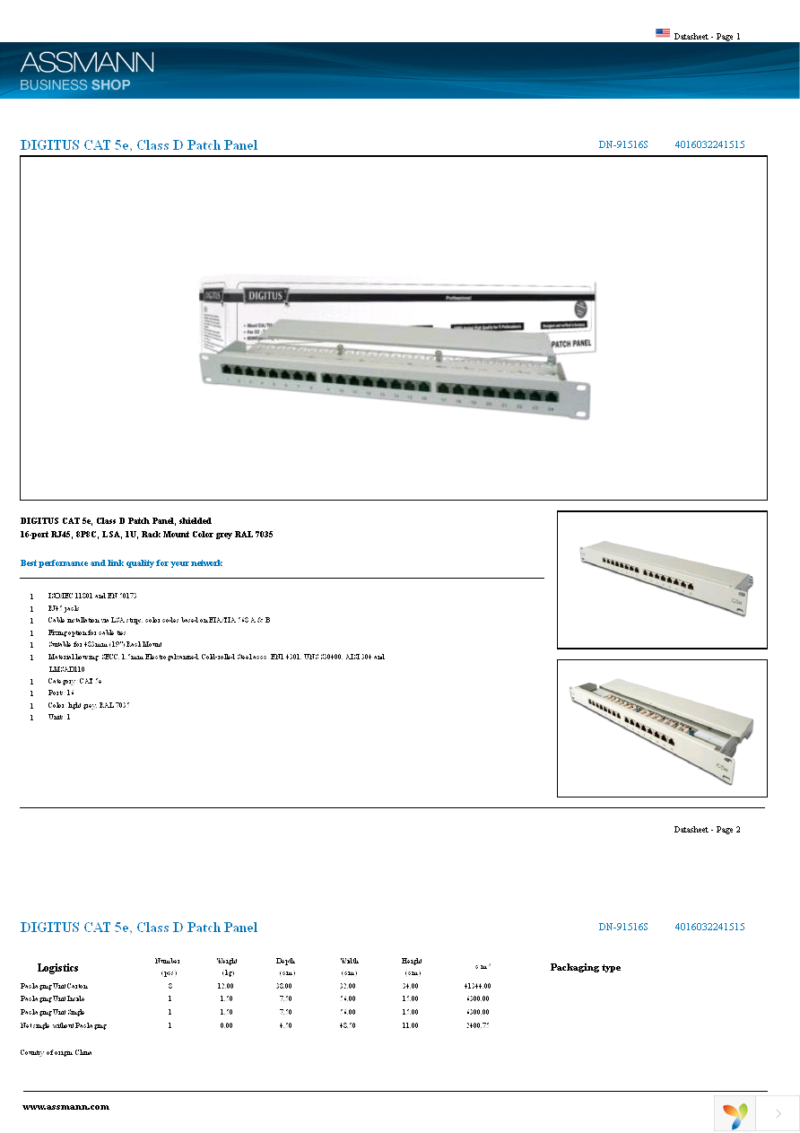 DN-91516S Page 1