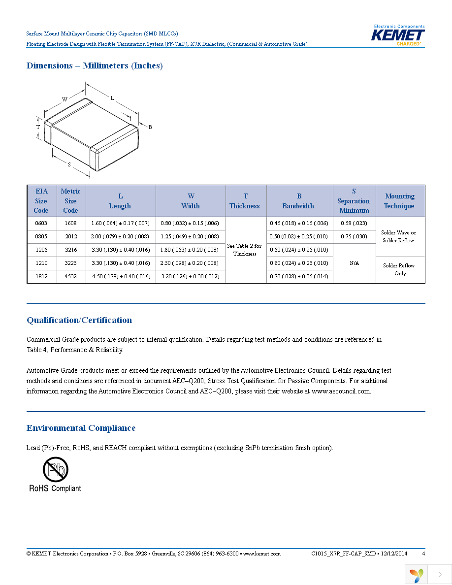 C0805Y103K5RACTU Page 4