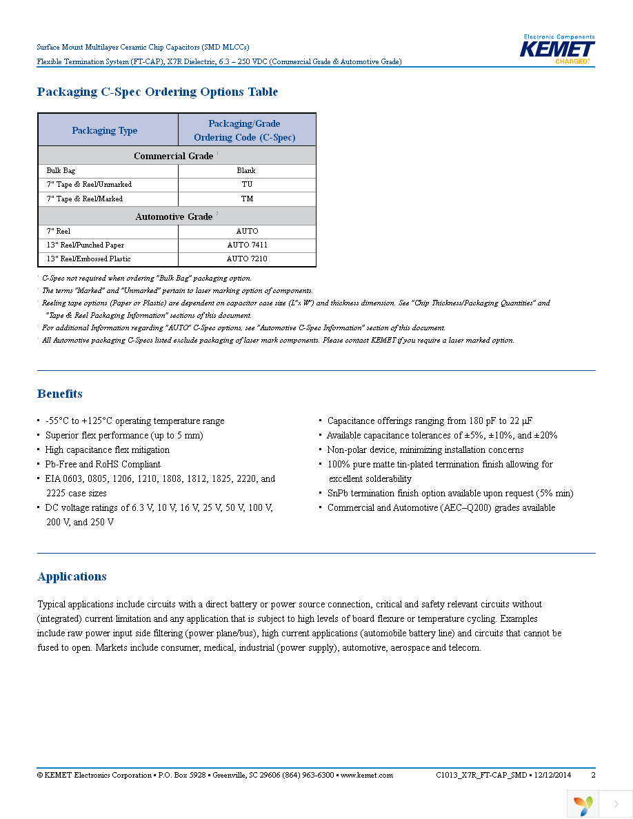 C0805X104K1RACTU Page 2