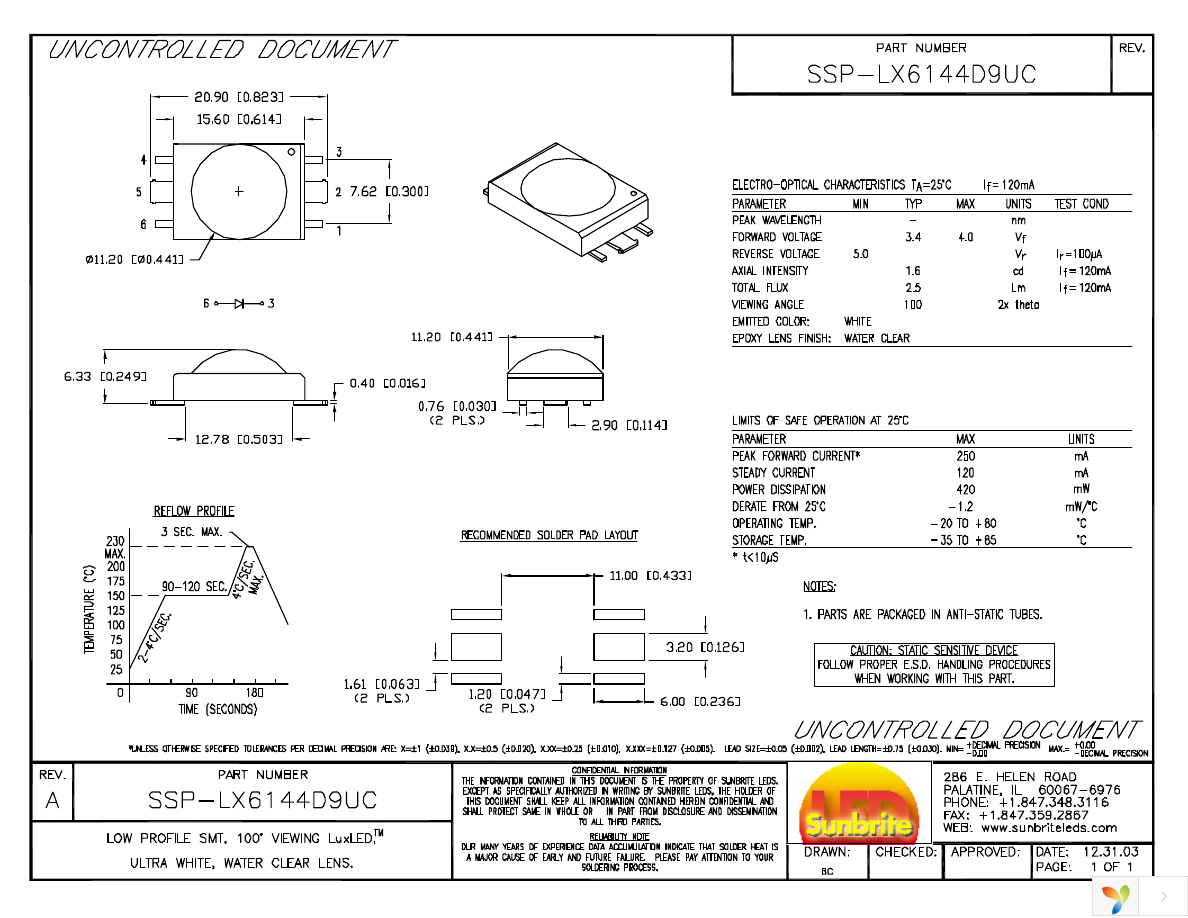 SSP-LX6144D9UC Page 1