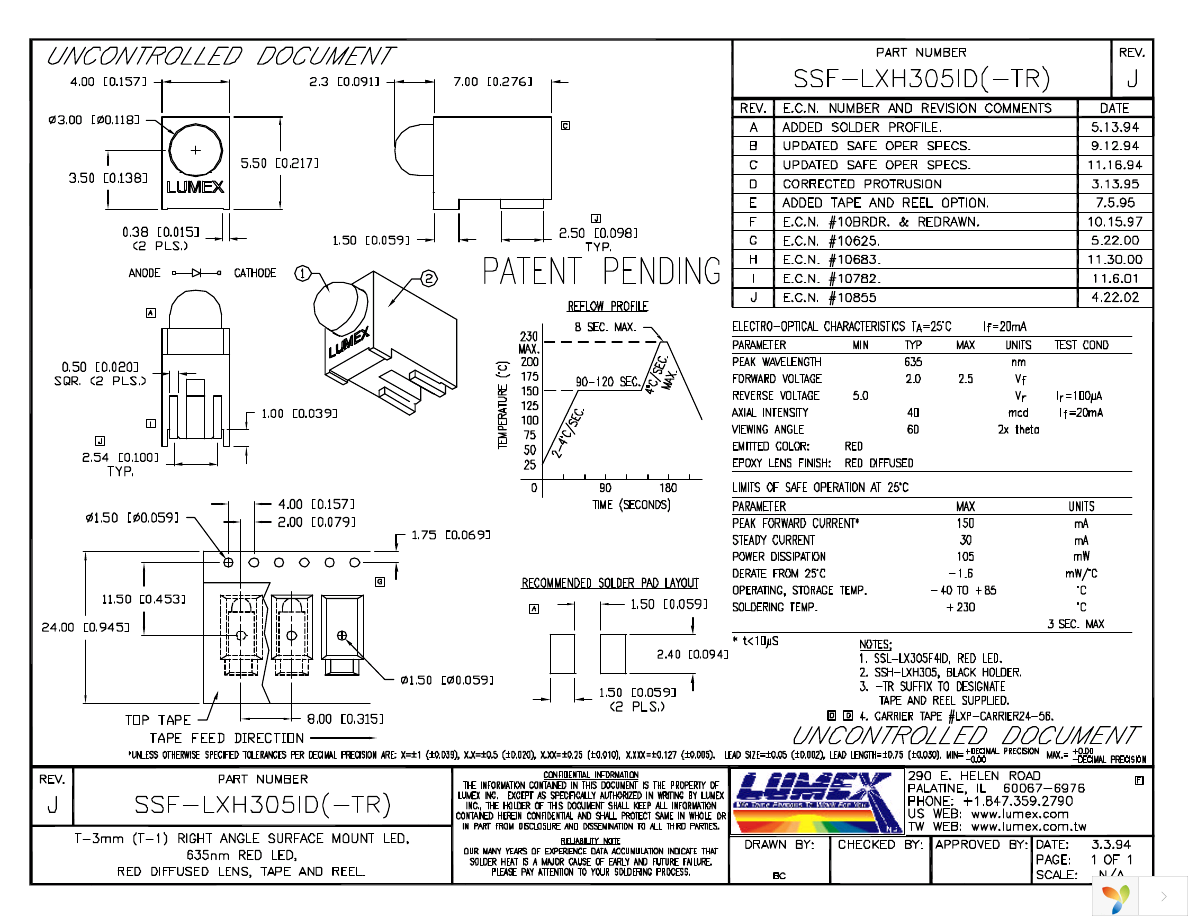 SSF-LXH305ID-TR Page 1